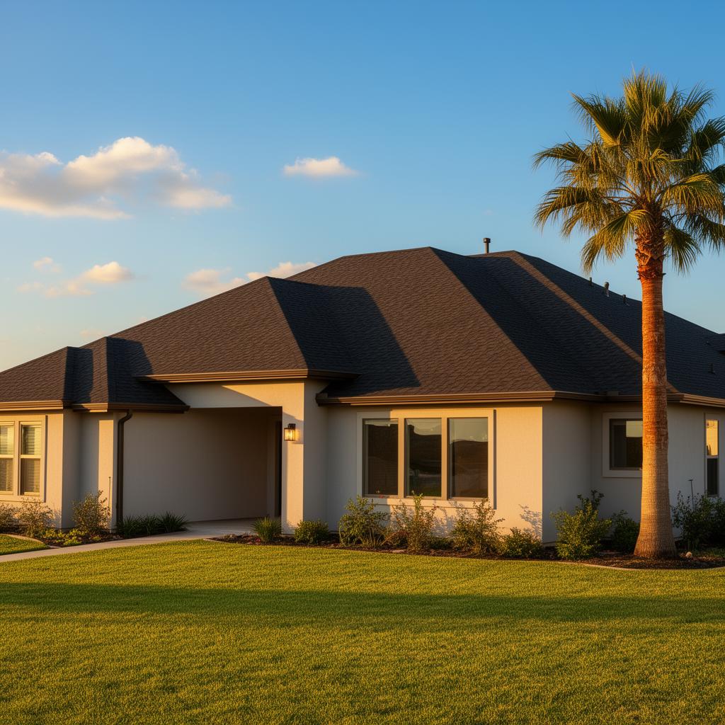 Beautiful South Texas home with a brand new roof by Top Notch Roof Pros